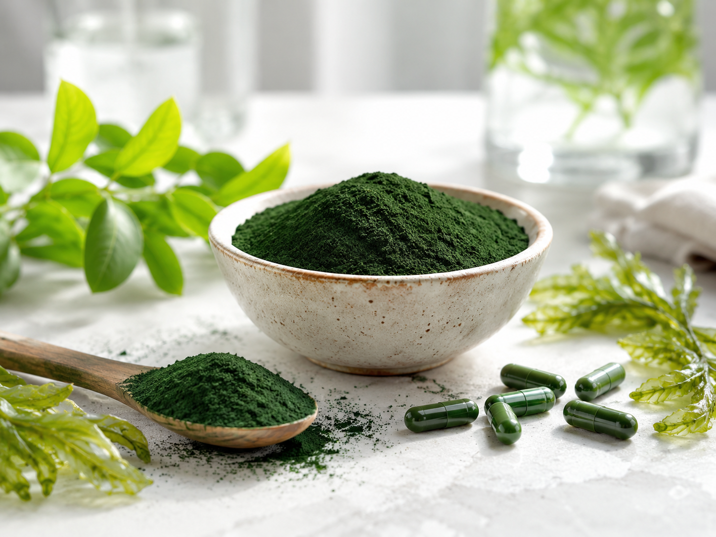 Alga Chlorella ingrediente natural