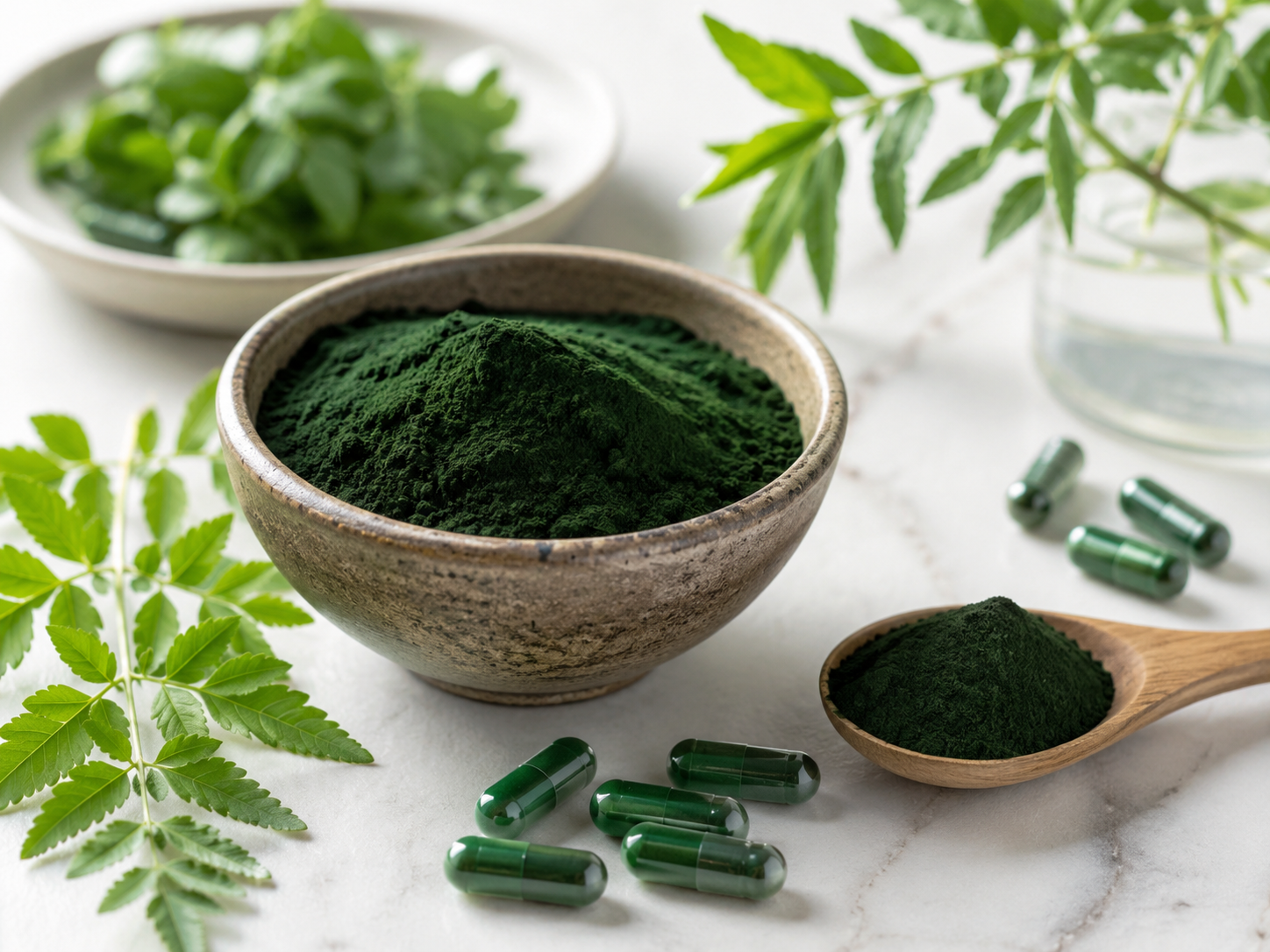 Ingrediente natural de espirulina